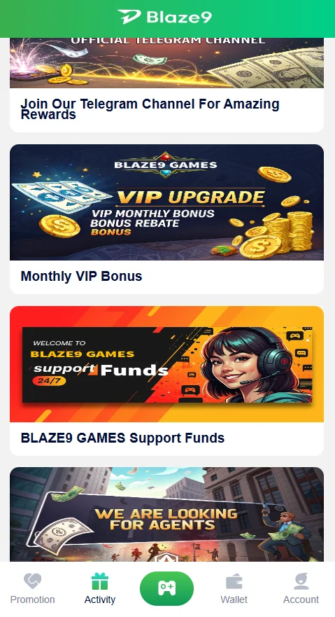 Blaze9 Game Event