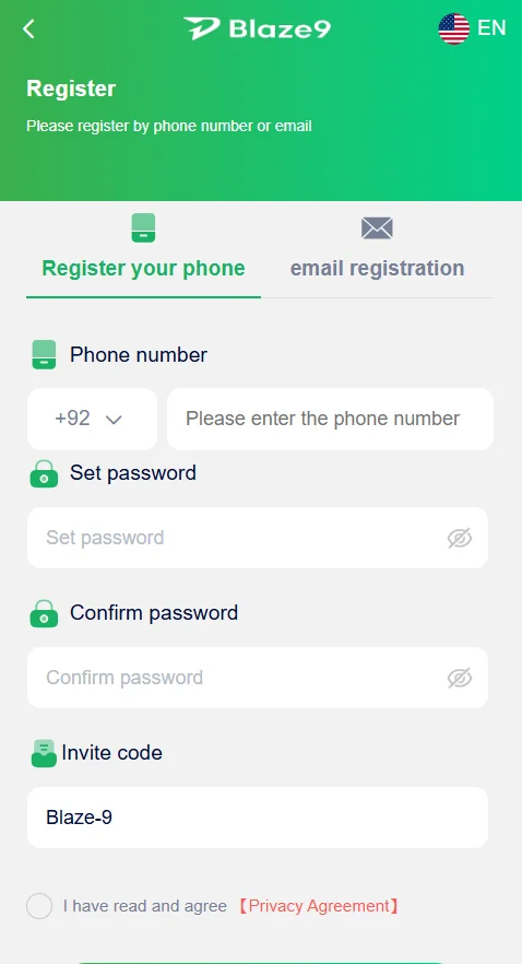 Blaze9 Game Register